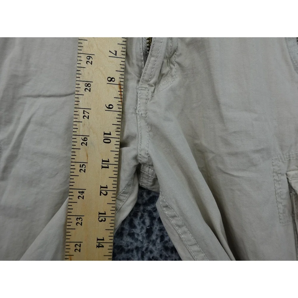 Royal‎ Traveler Cargo Pants Mens L Khaki Tan Multi Pocket Y2K Grunge Utility